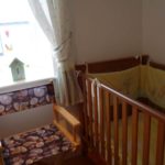 Coxswain's Cottage Bude Cornwall cot/junior bed
